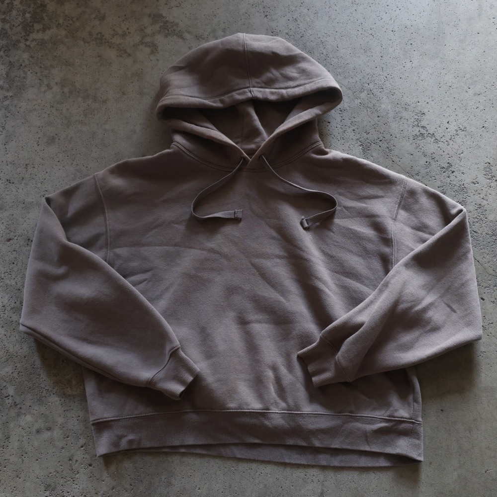 H&M Hoodie Unisex Size Medium Earthtone Brown Pullover Sweatshirt